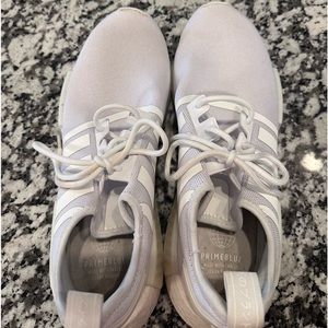 Men’s white adidas shoes